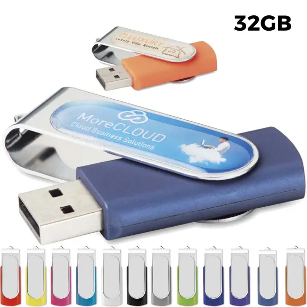 USB 32GB Flash Drive Promozionale - Twister Doming - Immagine 1