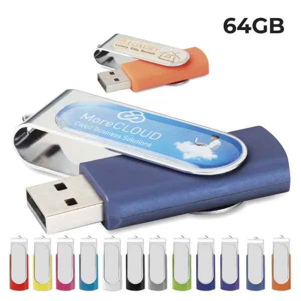 USB 64GB Chiavetta USB - Twister Doming - Immagine 1