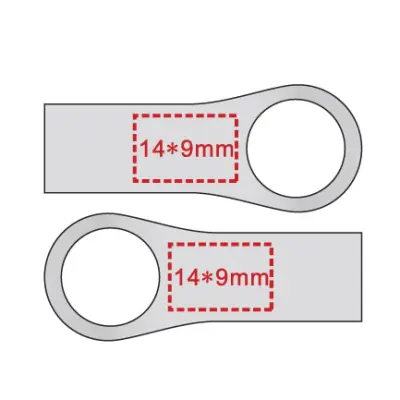 USB 2GB Chiavetta USB Personalizzabile - Aluflash Round - Immagine 2