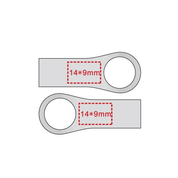 USB 2GB Chiavetta USB Personalizzabile - Aluflash Round - Immagine 2