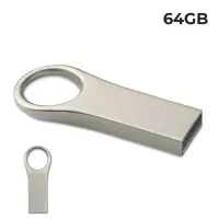 USB 64GB Chiavetta USB Pubblicitaria - Aluflash Round