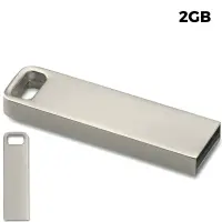 USB 2GB Flash Drive Personalizzabile - Aluflash Square
