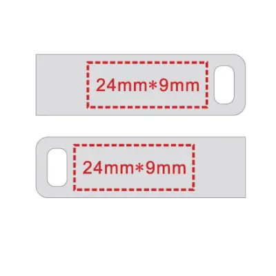 USB 8GB Flash Drive Promozionale - Aluflash Square - Immagine 2