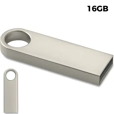 USB 16GB Chiavetta USB Pubblicitaria - Aluflash Roundy - Immagine 1