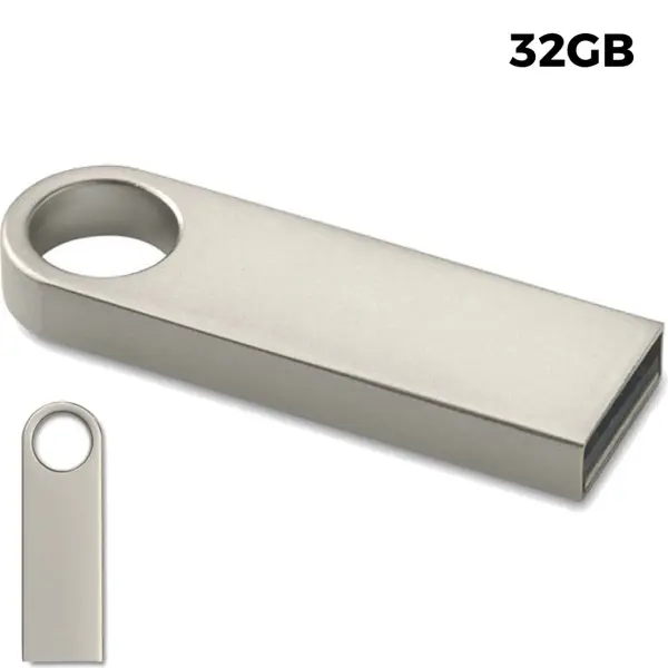 USB 32GB Flash Drive - Aluflash Roundy - Immagine 1