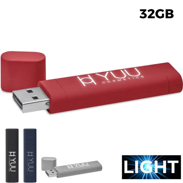 USB 32GB Chiavetta USB Pubblicitaria - Logo Luminoso 3 - Immagine 1