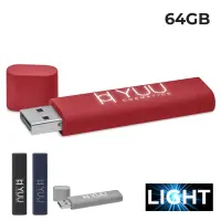 USB 64GB Flash Drive - Logo Luminoso 3