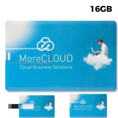 USB 16GB Flash Drive Pubblicitaria - Minicard - Immagine 1