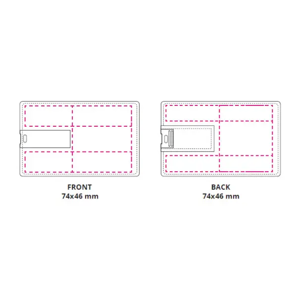 USB 4GB Chiavetta USB Pubblicitaria - Minicard - Immagine 2