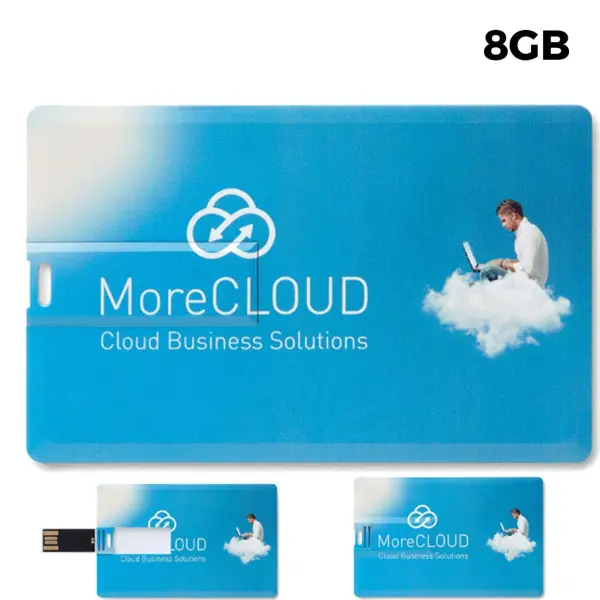 USB 8GB Flash Drive - Minicard - Immagine 1