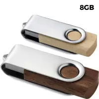 USB 8GB Chiavetta USB Promozionale - Twister Legno