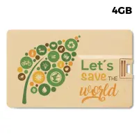 USB 4GB Flash Drive - Credit Card Paglia