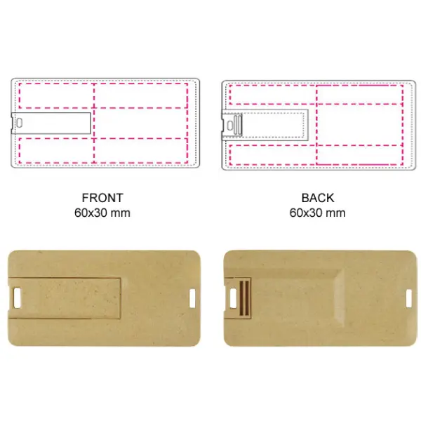 USB 2GB Flash Drive - Mini Sottile - Immagine 2