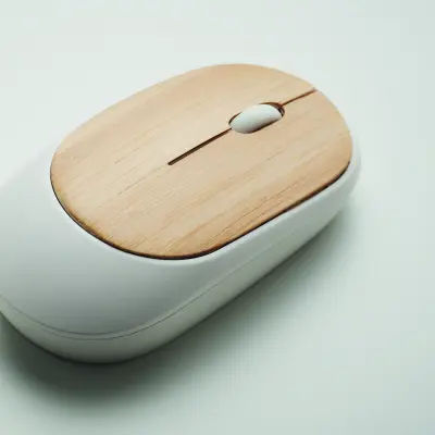 Mouse senza fili in bambù - CURVY BAM - Immagine 4