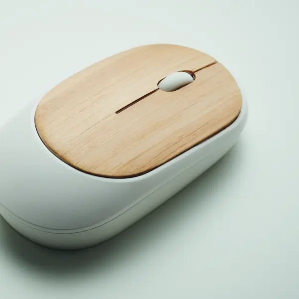 Mouse senza fili in bambù - CURVY BAM - Immagine 4