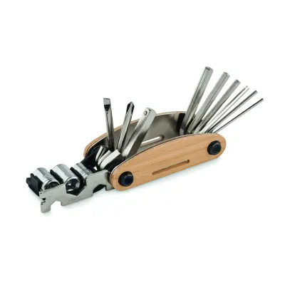Set utensili MANO in bamboo con stampa del logo