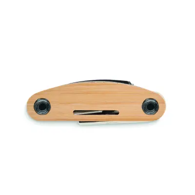 Set utensili MANO in bamboo con stampa del logo - Immagine 8