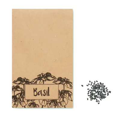 Semi di basilico in busta kraft - BASILOP - Immagine 1