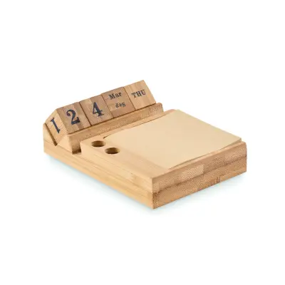 Gadget scrivania BOOTOP in bambù personalizzato - Immagine 1
