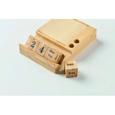 Gadget scrivania BOOTOP in bambù personalizzato - Immagine 2