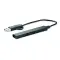 Hub usb CURRENT in alluminio riciclato personalizzato - Anteprima 1
