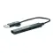 Hub usb CURRENT in alluminio riciclato personalizzato - Anteprima 4