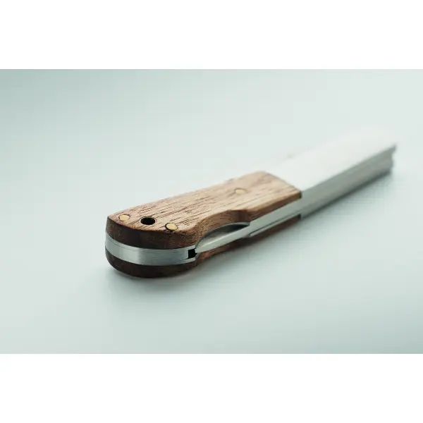 Coltellino pieghevole SKARP in legno di acacia promosso - Immagine 3