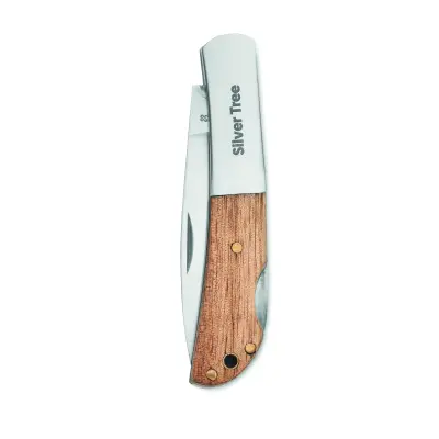 Coltellino pieghevole SKARP in legno di acacia promosso - Immagine 9