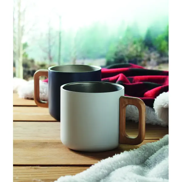 Tazza doppio strato da 350 ml - ACERO - Immagine 12