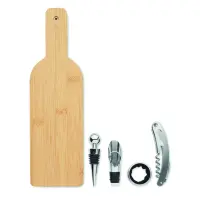 Set da vino forma di bottiglia - VINOVAULT SET