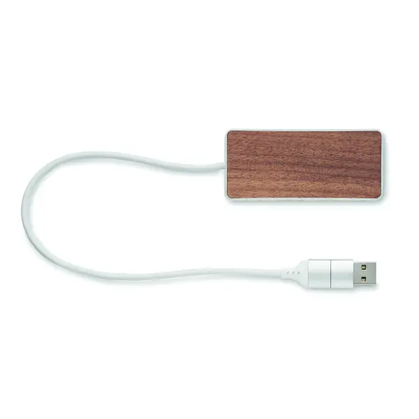Hub USB multiporte UBAH in alluminio riciclato 4 porte - Immagine 4