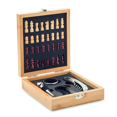 Set da vino con scacchiera - CHESSET