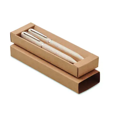 Set di penne in pagliadi grano - PEAT - Immagine 1