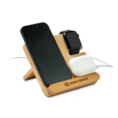 Caricatore wireless BOOGAR 3 in 1 personalizzato - Immagine 5