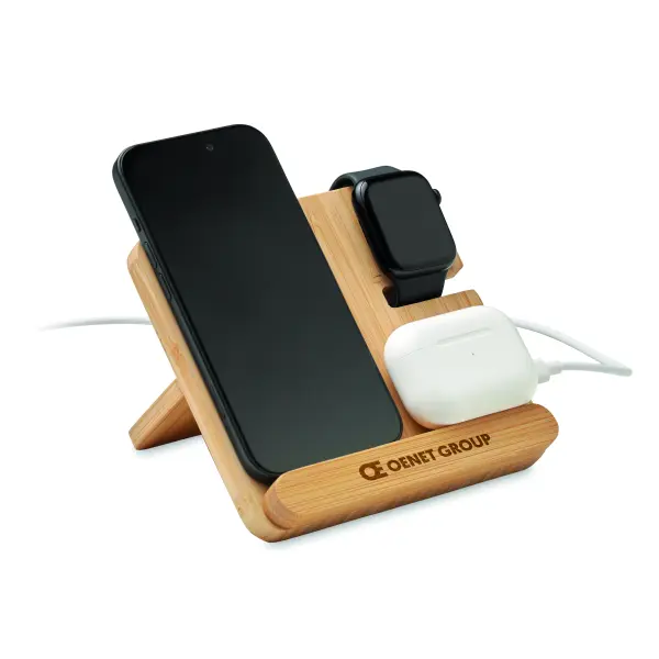 Caricatore wireless BOOGAR 3 in 1 personalizzato - Immagine 5