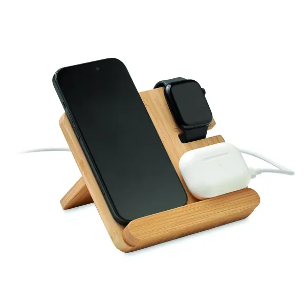 Caricatore wireless BOOGAR 3 in 1 personalizzato - Immagine 3