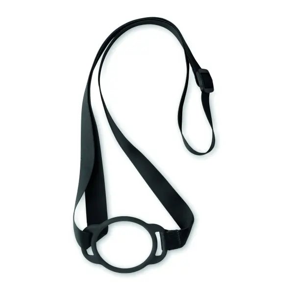 Cordino portabicchieri LANCUP in silicone personalizzato - Immagine 4