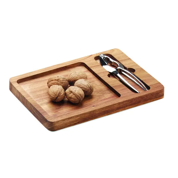 Set cucina NUTPLATE in legno d’acacia personalizzato - Immagine 2