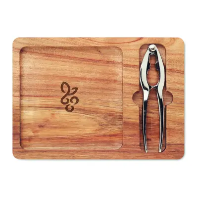 Set cucina NUTPLATE in legno d’acacia personalizzato - Immagine 6
