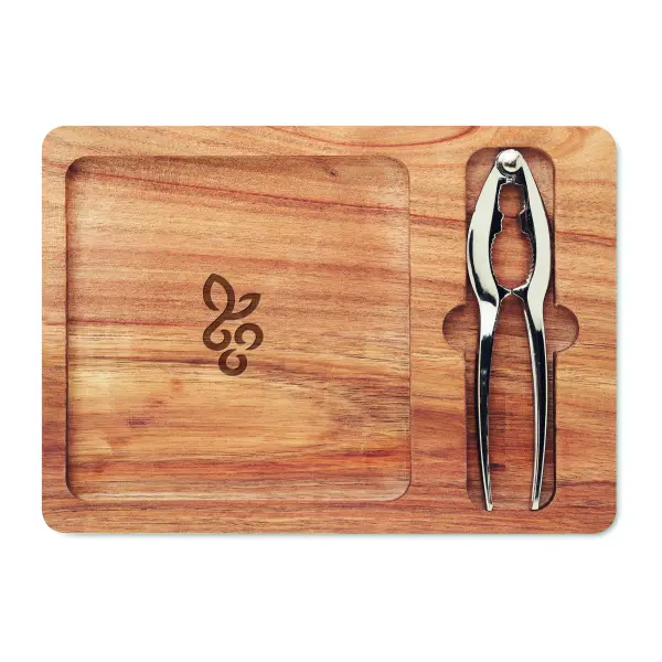 Set cucina NUTPLATE in legno d’acacia personalizzato - Immagine 6