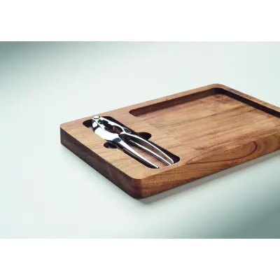 Set cucina NUTPLATE in legno d’acacia personalizzato - Immagine 3