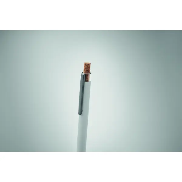 Penna in alluminio pulsante sughero - BERGAMO + - Immagine 17
