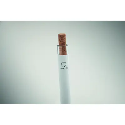 Penna in alluminio pulsante sughero - BERGAMO + - Immagine 16