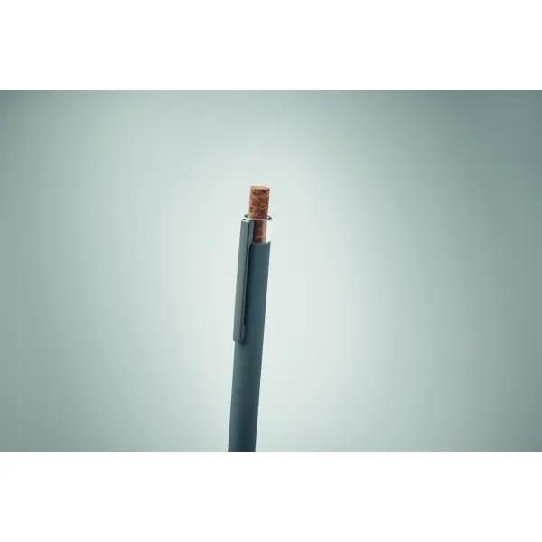 Penna in alluminio pulsante sughero - BERGAMO + - Immagine 24