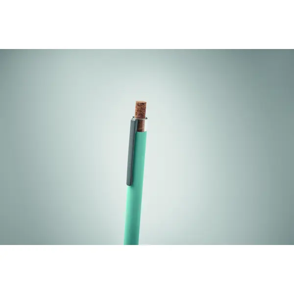 Penna in alluminio pulsante sughero - BERGAMO + - Immagine 30