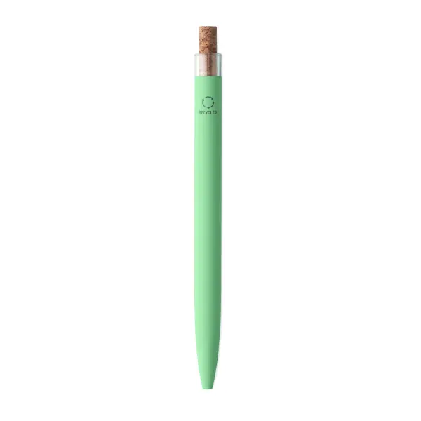 Penna in alluminio pulsante sughero - BERGAMO + - Immagine 35