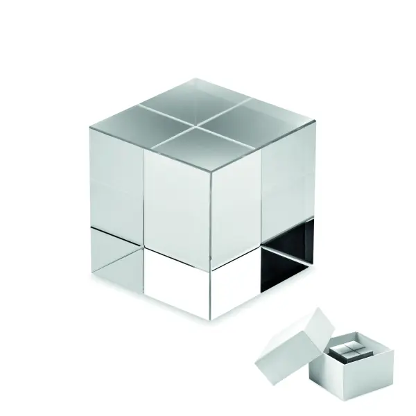 Coppa cubica KUBEWARD in vetro 17x22x26 cm - Immagine 1