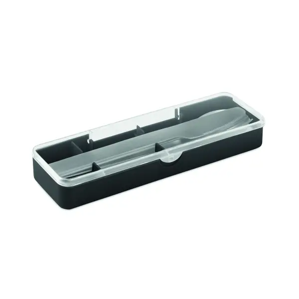 Porta pranzo MESTECK con posate in acciaio inox - Immagine 2