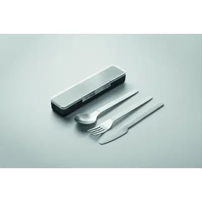 Porta pranzo MESTECK con posate in acciaio inox - Immagine 5