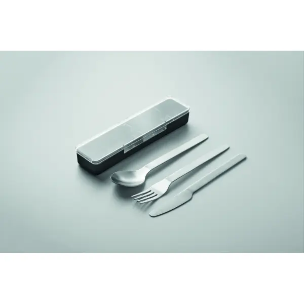 Porta pranzo MESTECK con posate in acciaio inox - Immagine 5